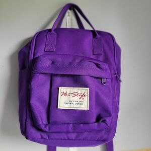 Purple Backpack for Men